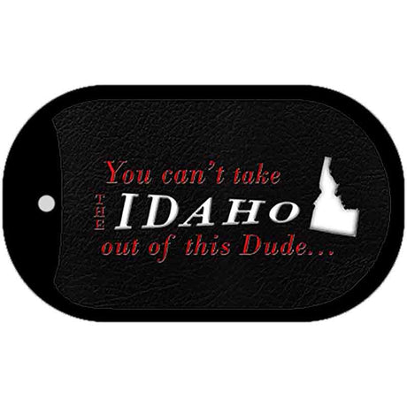 Idaho Dude Novelty Metal Dog Tag Necklace DT-11266