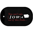 Iowa Dude Novelty Metal Dog Tag Necklace DT-11269