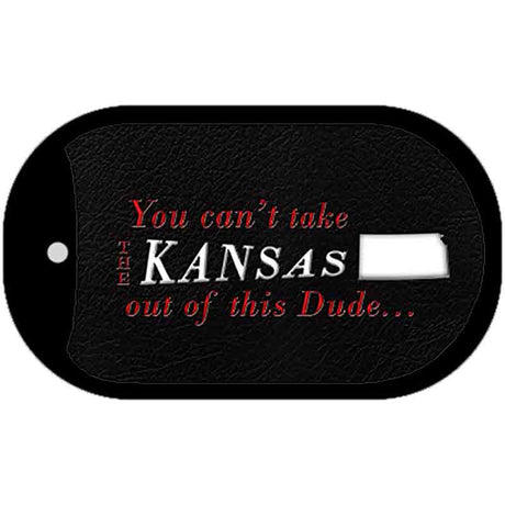 Kansas Dude Novelty Metal Dog Tag Necklace DT-11270