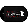 Minnesota Dude Novelty Metal Dog Tag Necklace DT-11277