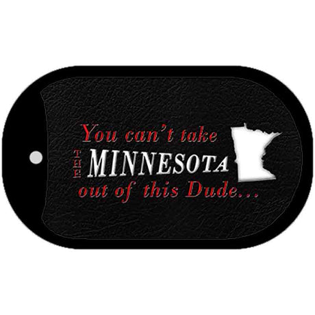 Minnesota Dude Novelty Metal Dog Tag Necklace DT-11277