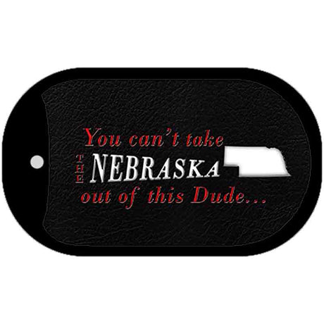 Nebraska Dude Novelty Metal Dog Tag Necklace DT-11281