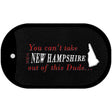 New Hampshire Dude Novelty Metal Dog Tag Necklace DT-11283