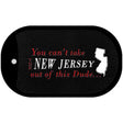 New Jersey Dude Novelty Metal Dog Tag Necklace DT-11284