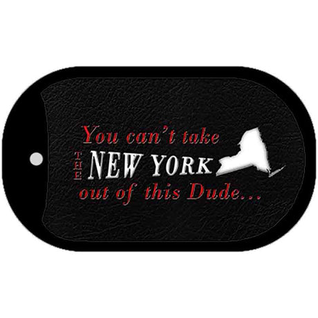 New York Dude Novelty Metal Dog Tag Necklace DT-11286