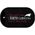 North Carolina Dude Novelty Metal Dog Tag Necklace DT-11287
