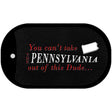 Pennsylvania Dude Novelty Metal Dog Tag Necklace DT-11292