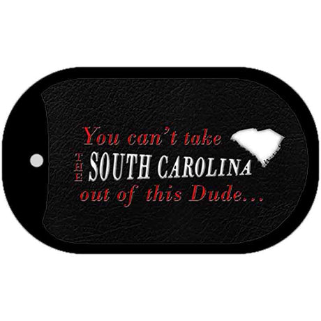 South Carolina Dude Novelty Metal Dog Tag Necklace DT-11294