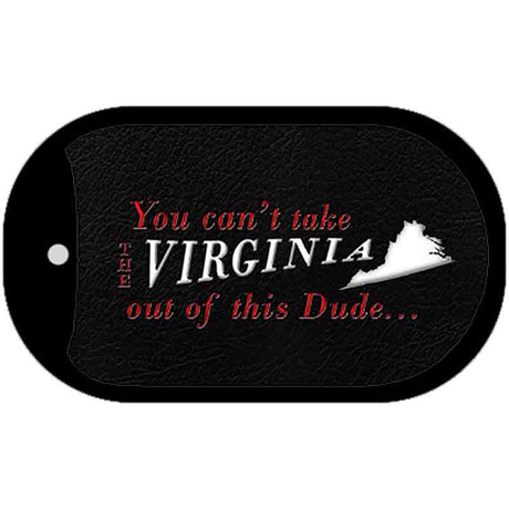 Virginia Dude Novelty Metal Dog Tag Necklace DT-11300