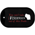 Wisconsin Dude Novelty Metal Dog Tag Necklace DT-11303