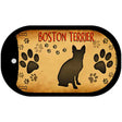 Boston Terrier Novelty Metal Dog Tag Necklace DT-11305