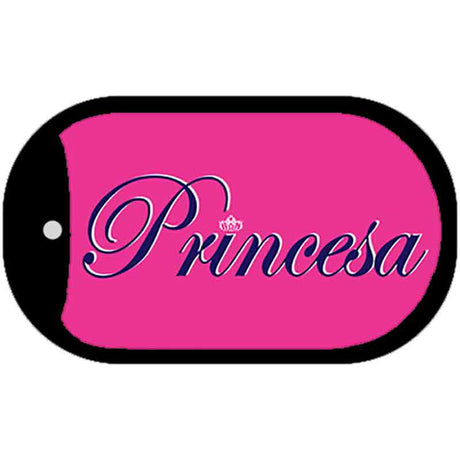 Princesa Metal Novelty Dog Tag Necklace DT-1130