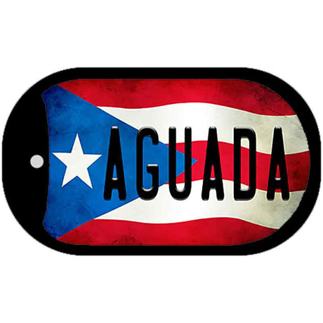 Agunda Puerto Rico State Flag Novelty Metal Dog Tag Necklace DT-11316