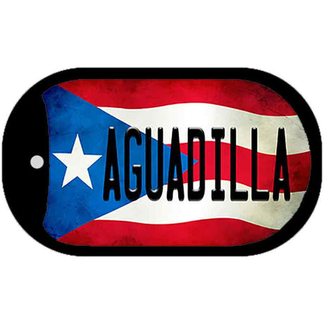 Aguadilla Puerto Rico State Flag Novelty Metal Dog Tag Necklace DT-11317