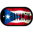 Bayamon Puerto Rico State Flag Novelty Metal Dog Tag Necklace DT-11325