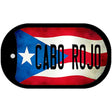 Cabo Rojo Puerto Rico State Flag Novelty Metal Dog Tag Necklace DT-11326