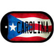 Carolina Puerto Rico State Flag Novelty Metal Dog Tag Necklace DT-11330