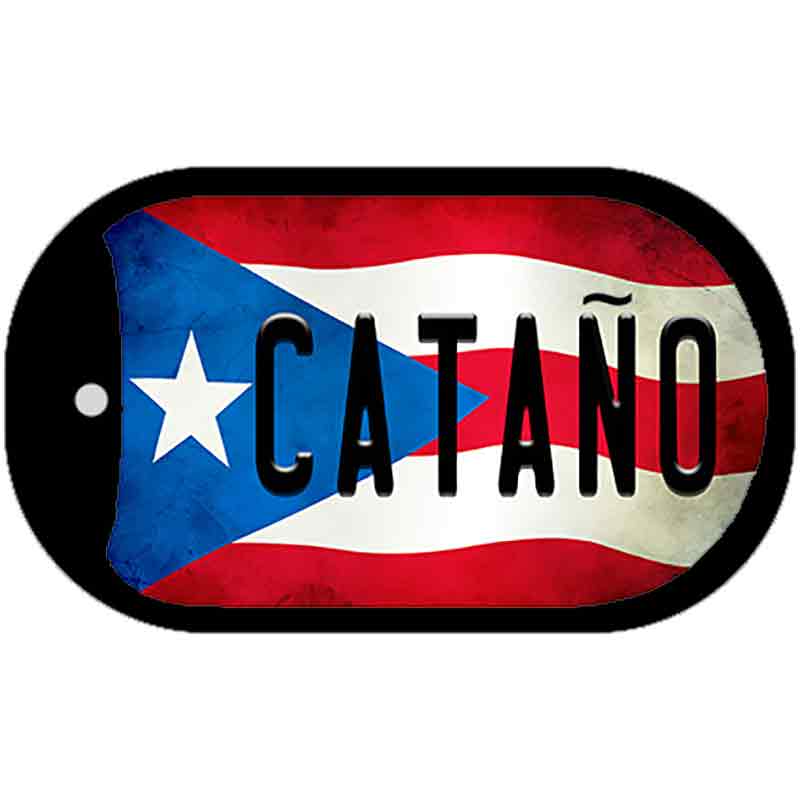 Cantano Puerto Rico State Flag Novelty Metal Dog Tag Necklace DT-11331