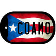 Coamo Puerto Rico State Flag Novelty Metal Dog Tag Necklace DT-11336