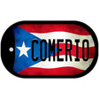 Comerio Puerto Rico State Flag Novelty Metal Dog Tag Necklace DT-11337