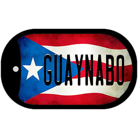 Guaynabo Puerto Rico State Flag Novelty Metal Dog Tag Necklace DT-11346