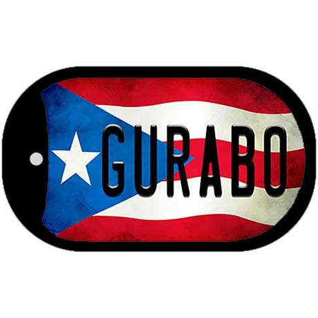 Gurabo Puerto Rico State Flag Novelty Metal Dog Tag Necklace DT-11347