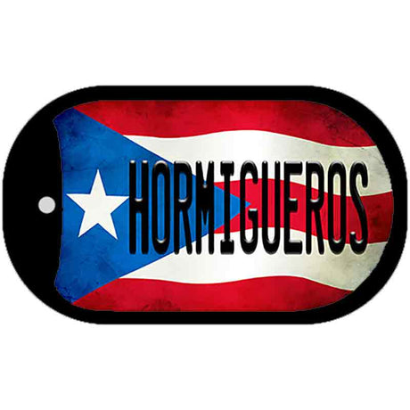 Hormigueros Puerto Rico State Flag Novelty Metal Dog Tag Necklace DT-11349