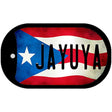 Jayuya Puerto Rico State Flag Novelty Metal Dog Tag Necklace DT-11352