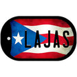 Lajas Puerto Rico State Flag Novelty Metal Dog Tag Necklace DT-11355