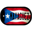 Mayaguez Puerto Rico State Flag Novelty Metal Dog Tag Necklace DT-11364