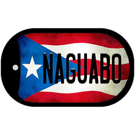 Naguabo Puerto Rico State Flag Novelty Metal Dog Tag Necklace DT-11367