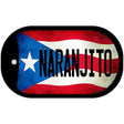 Naranjito Puerto Rico State Flag Novelty Metal Dog Tag Necklace DT-11368