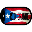 Rio Grande Puerto Rico State Flag Novelty Metal Dog Tag Necklace DT-11375