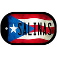 Salinas Puerto Rico State Flag Novelty Metal Dog Tag Necklace DT-11377