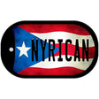 Nyrican Puerto Rico State Flag Novelty Metal Dog Tag Necklace DT-11394