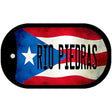 Rio Piedra Puerto Rico State Flag Novelty Metal Dog Tag Necklace DT-11395