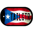 Tailgtr Puerto Rico State Flag Novelty Metal Dog Tag Necklace DT-11403