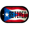 Retired Puerto Rico State Flag Novelty Metal Dog Tag Necklace DT-11407