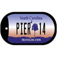 Pier 14 South Carolina Novelty Metal Dog Tag Necklace DT-11413