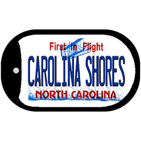 Carolina Shores North Carolina Novelty Metal Dog Tag Necklace DT-11414