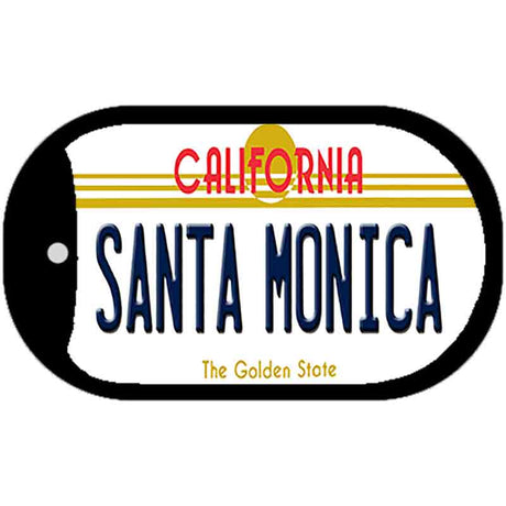 Santa Monica California Novelty Metal Dog Tag Necklace DT-11419