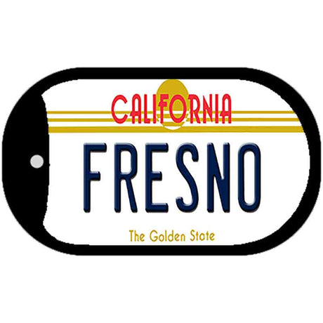 Fresno California Novelty Metal Dog Tag Necklace DT-11421