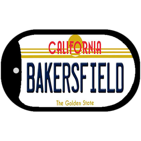 Bakersfield California Novelty Metal Dog Tag Necklace DT-11425