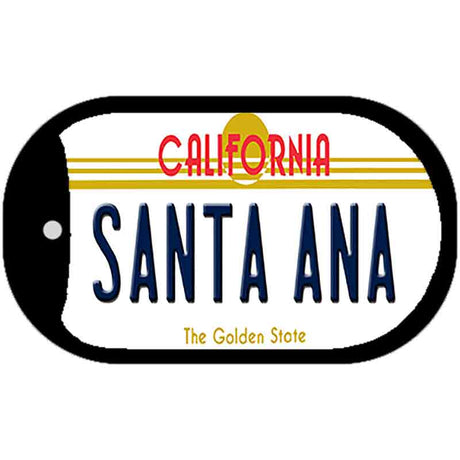 Santa Ana California Novelty Metal Dog Tag Necklace DT-11427