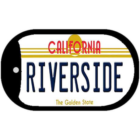 Riverside California Novelty Metal Dog Tag Necklace DT-11428