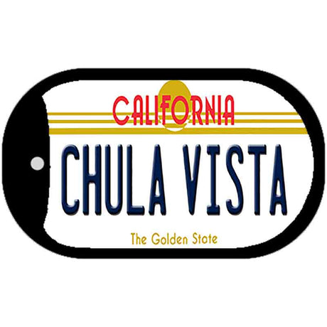 Chula Vista California Novelty Metal Dog Tag Necklace DT-11430