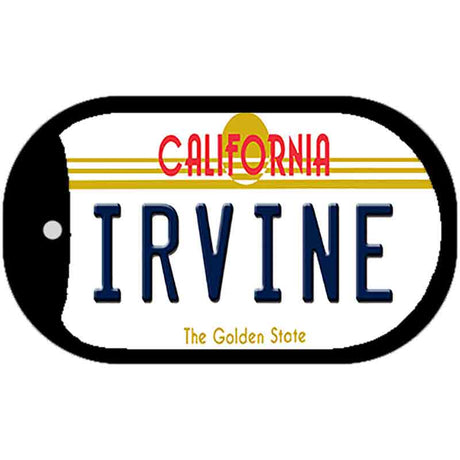 Irvine California Novelty Metal Dog Tag Necklace DT-11431