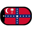 South Carolina Sovereignty Flag Dog Tag Kit Novelty Necklace DT-11528