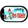 Future Fire Fighter Novelty Metal Dog Tag Necklace DT-11539