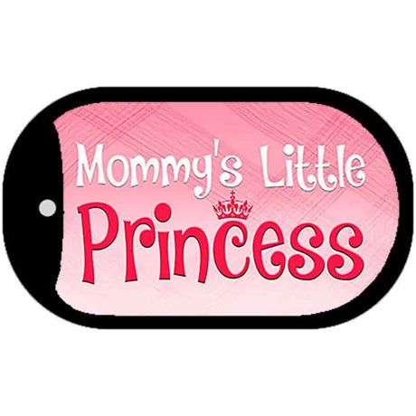 Mommy's Little Princess Novelty Metal Dog Tag Necklace DT-11582